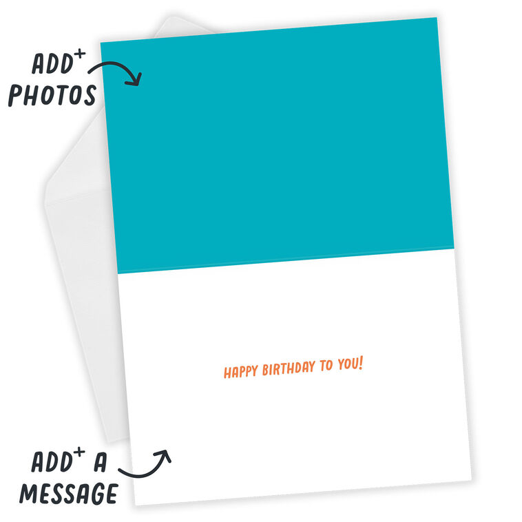Hallmark You're My Fave Rainbow Rays Custom Birthday Card