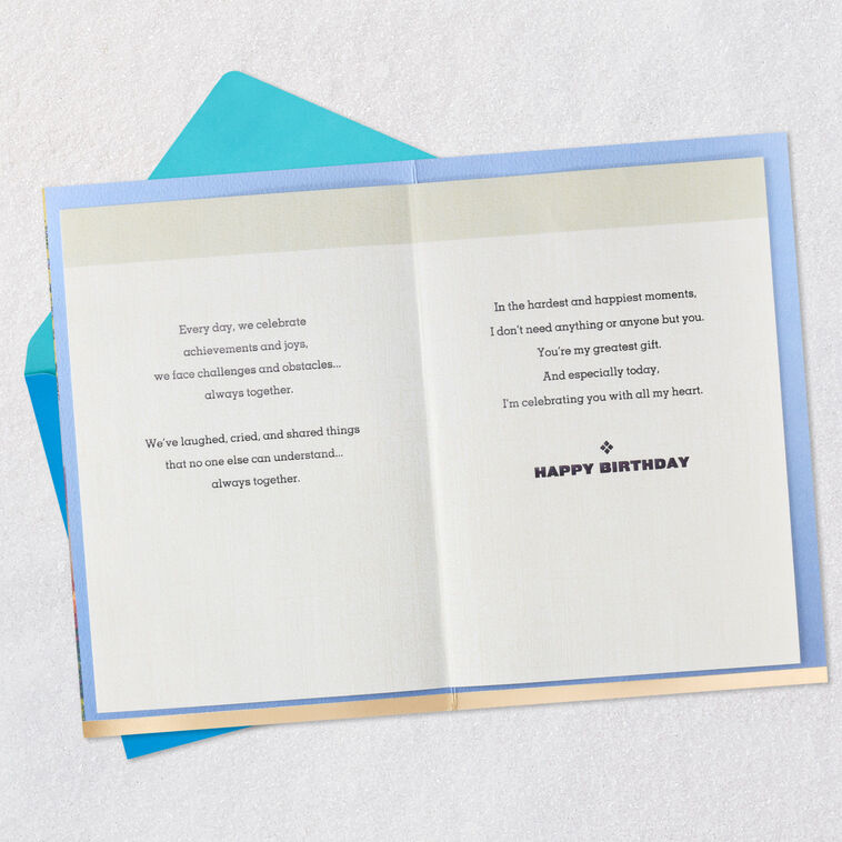 Hallmark You're My Greatest Gift Birthday Card For Husband