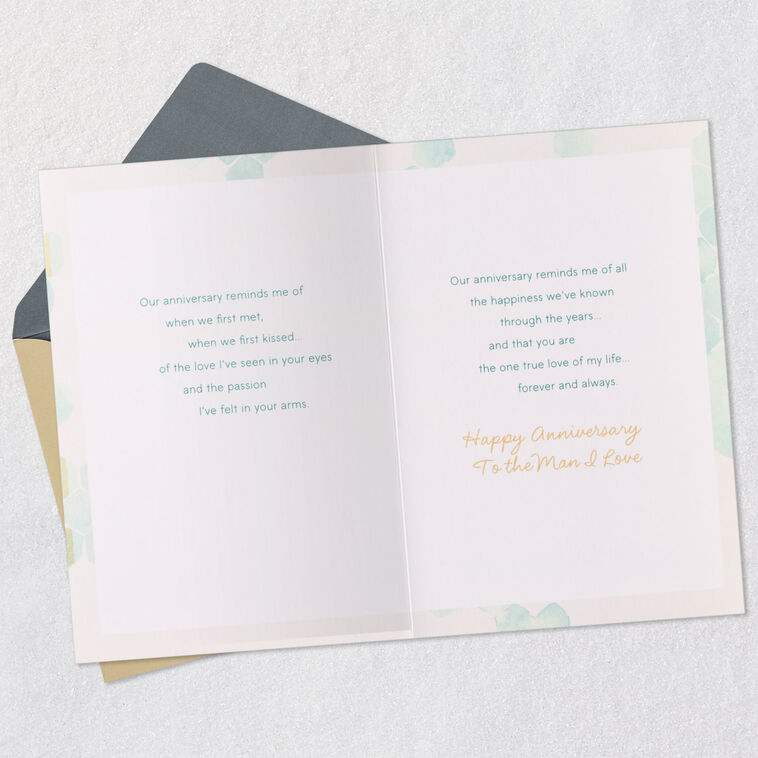 Hallmark You're My One True Love Anniversary Card For Husband