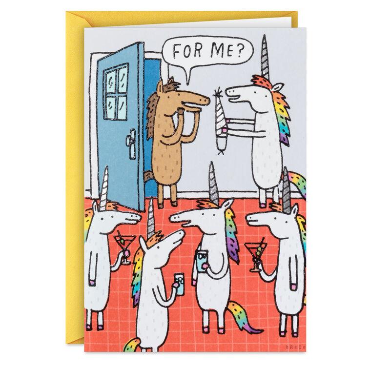 hallmark You're Naturally Magical Funny Birthday Card