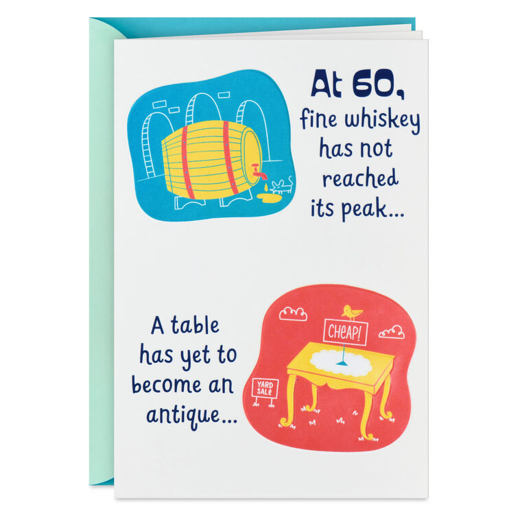 hallmark You’re Off to an Excellent Start 60th Birthday Card