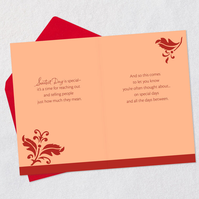 Hallmark You're Often Thought About Sweetest Day Card