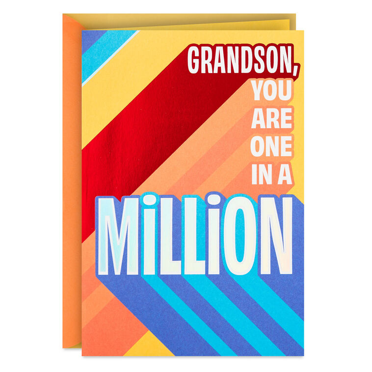 hallmark You're One in a Zillion and More Birthday Card for Grandson