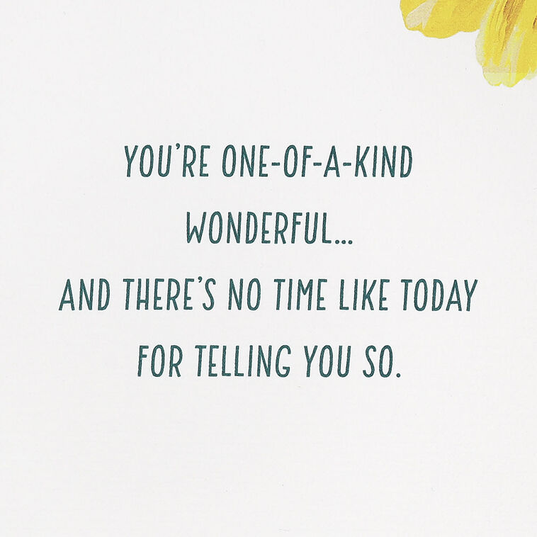 hallmark You’re One-of-a-Kind Wonderful Birthday Card