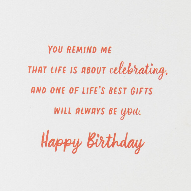 Hallmark You’re One Of Life's Best Gifts Birthday Card For Granddaughter