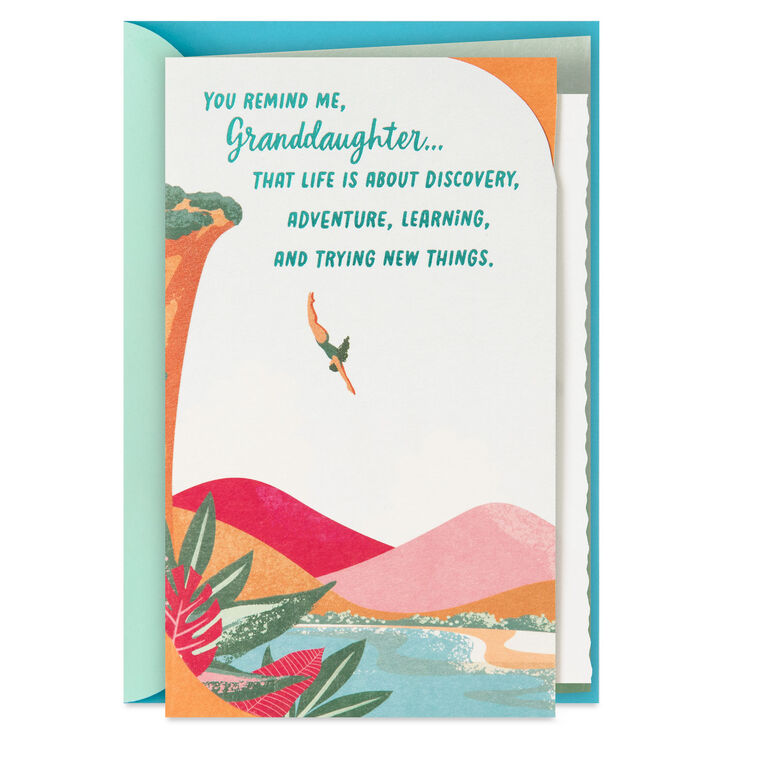hallmark You’re One of Life's Best Gifts Birthday Card for Granddaughter