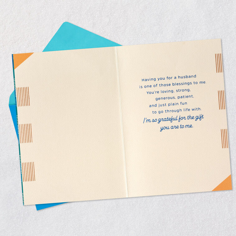 Hallmark You're One Of My Best Blessings Birthday Card For Husband