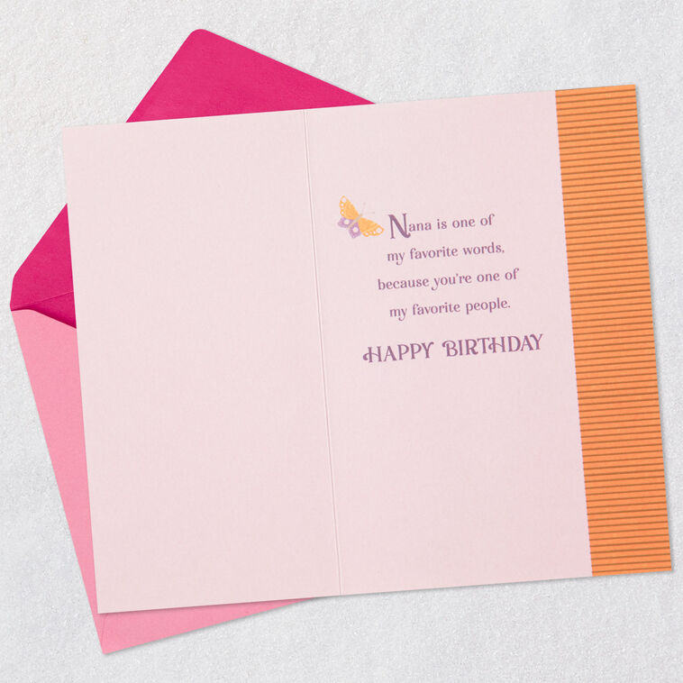 Hallmark You're One Of My Favorite People Birthday Card For Nana