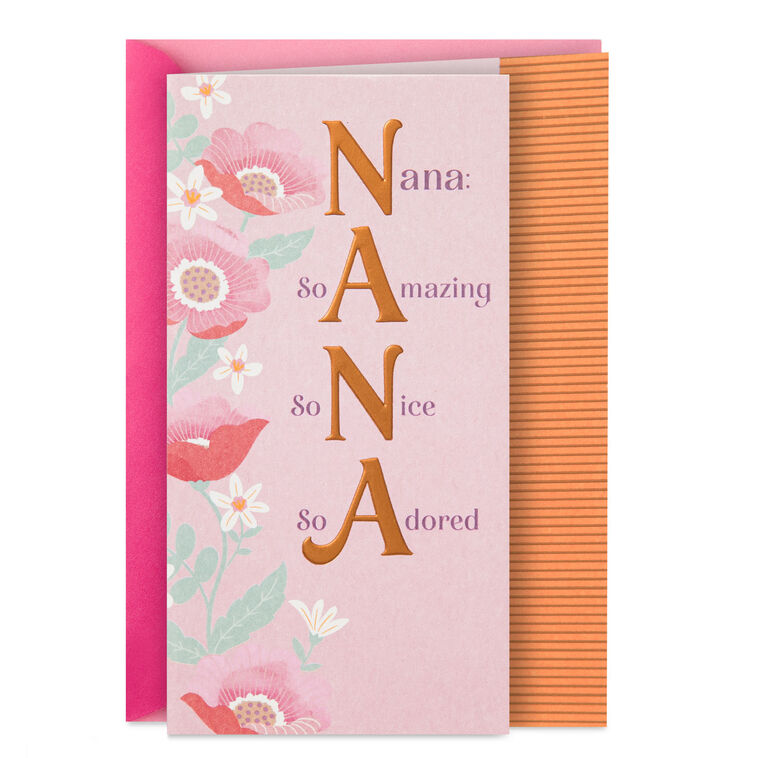 hallmark You're One of My Favorite People Birthday Card for Nana