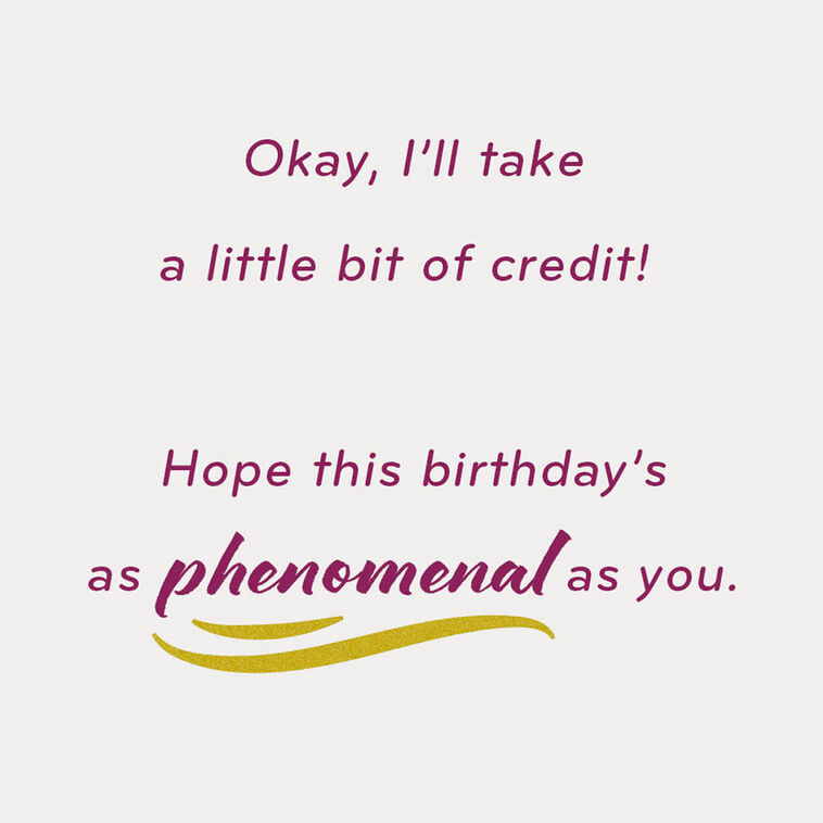 Hallmark You're Phenomenal Birthday Card For Daughter