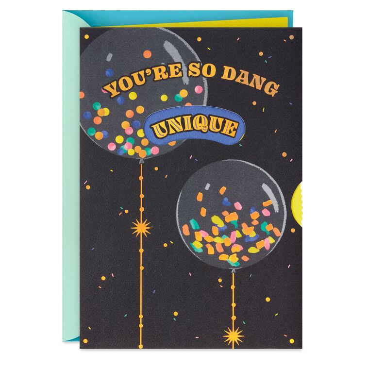 hallmark You're So Dang Amazing Birthday Card With Spinner Wheel