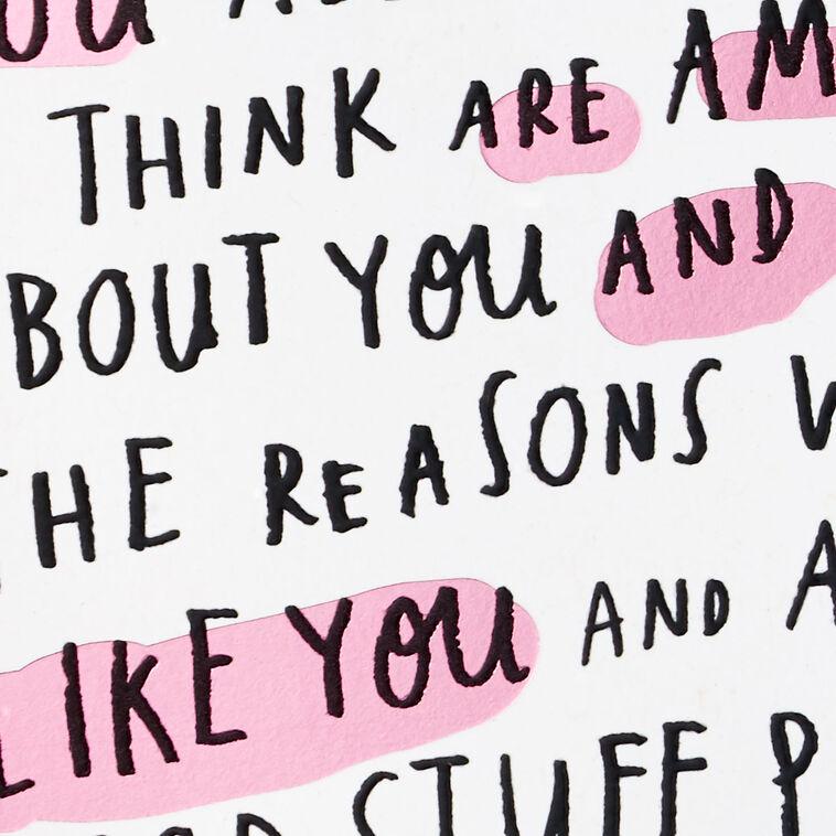 Hallmark You're So Great I Ran Out Of Room Funny Birthday Card