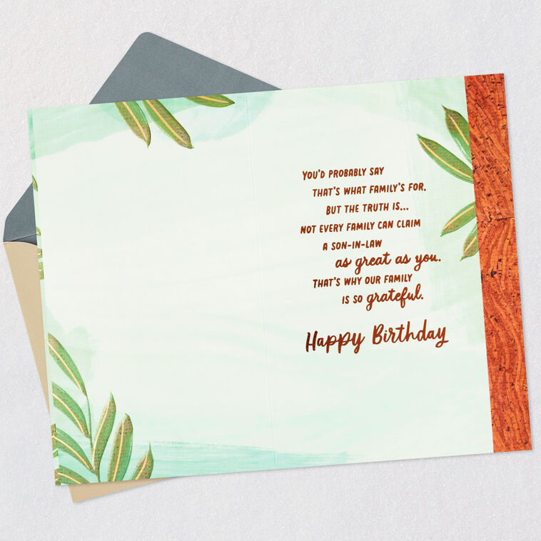 Hallmark You're Such A Good Guy Birthday Card For Son-in-Law