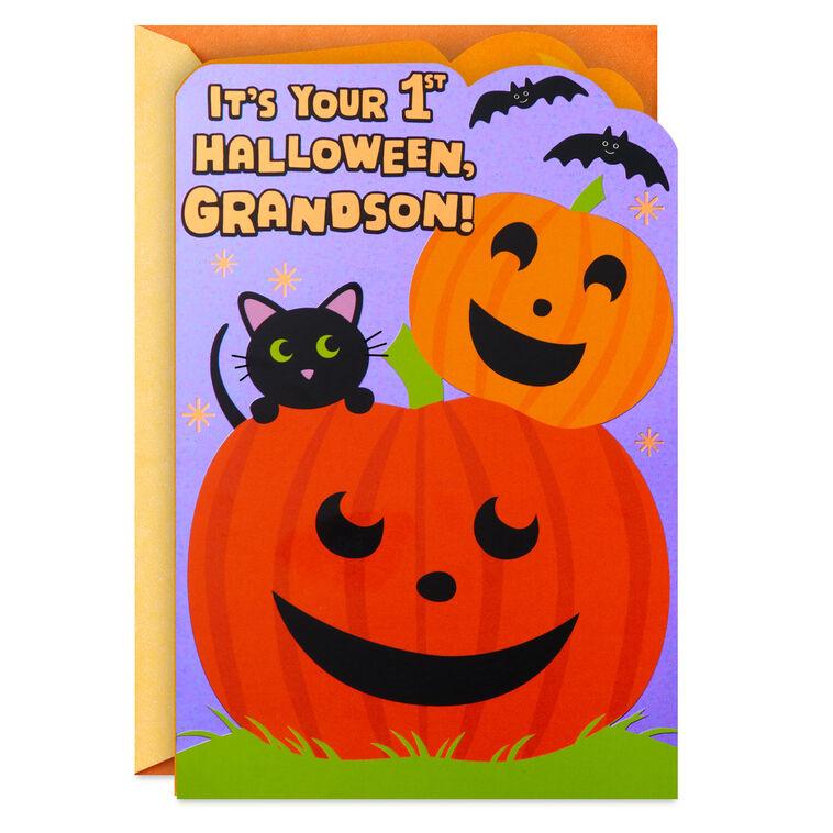 hallmark You're Sweet 1st Halloween Card for Grandson
