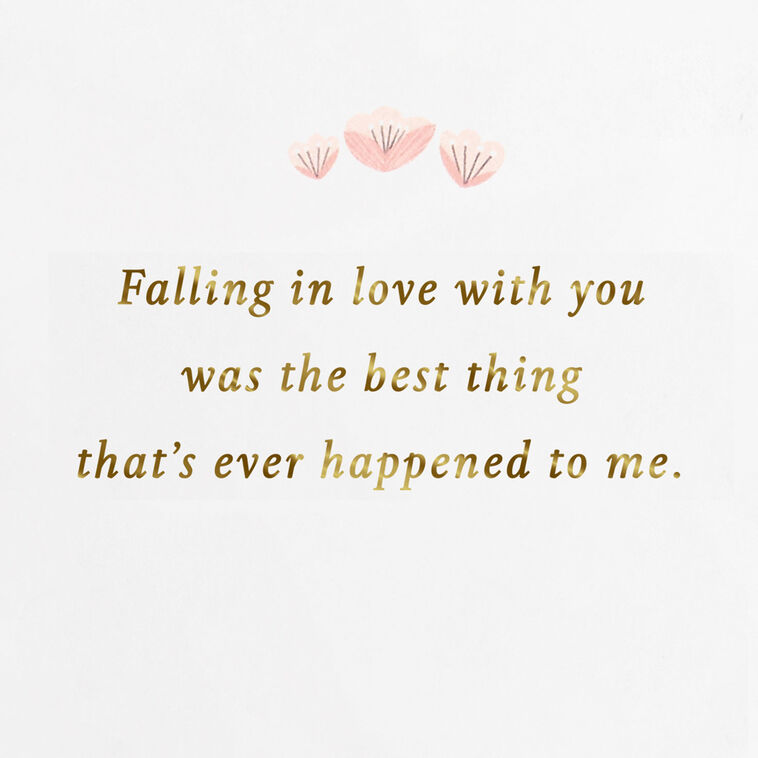 Hallmark You're The Best Thing That's Happened To Me Romantic Anniversary Card