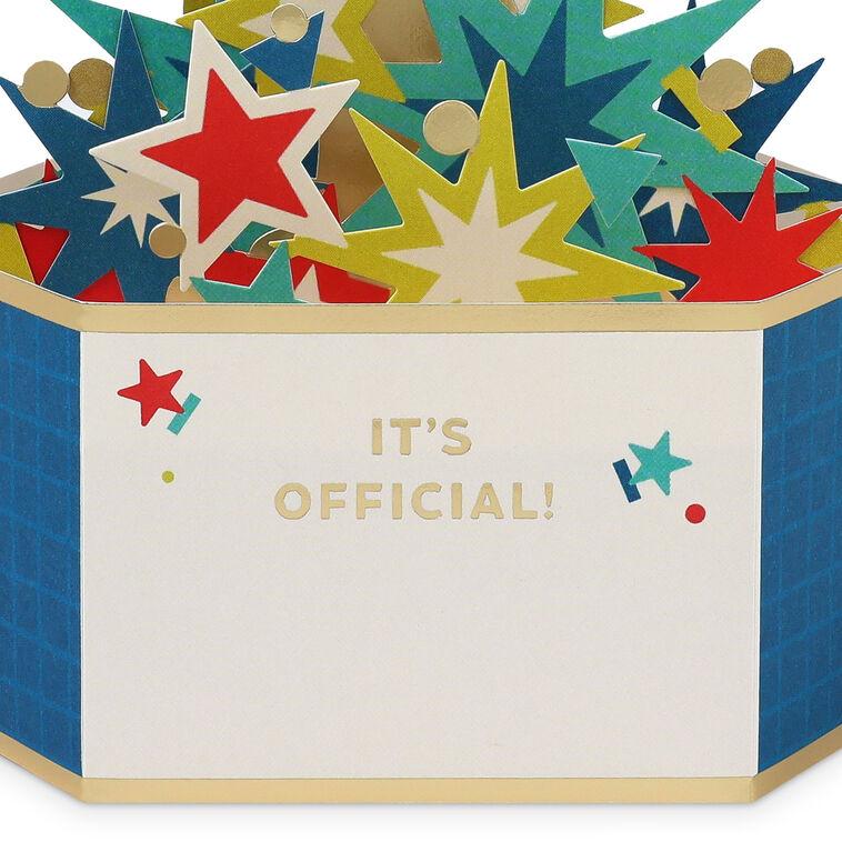 Hallmark You're The Best Trophy Customizable 3D Pop-Up Card