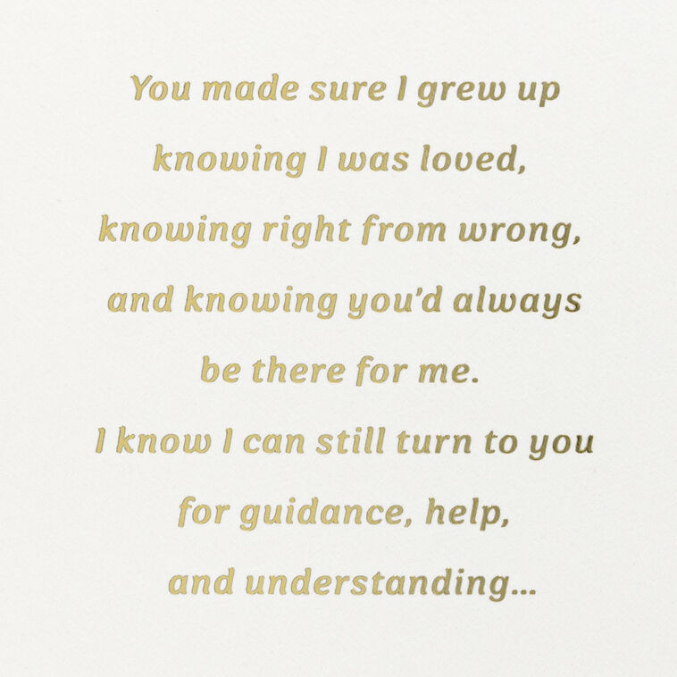 Hallmark You're The Best Wish Christmas Card For Mom And Dad