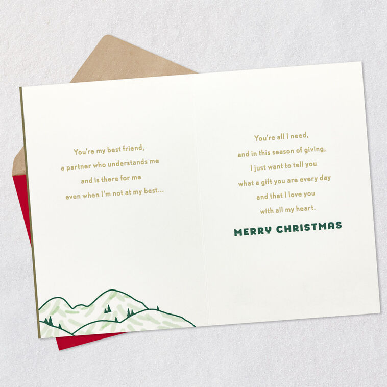 Hallmark You're The Greatest Gift Christmas Card For Husband