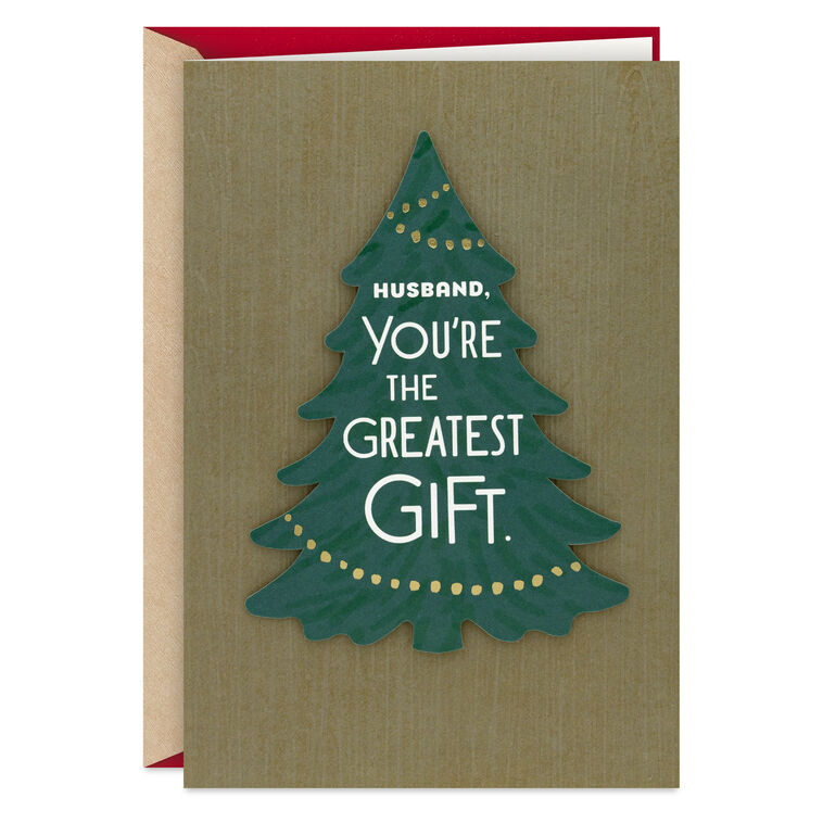 hallmark You're the Greatest Gift Christmas Card for Husband