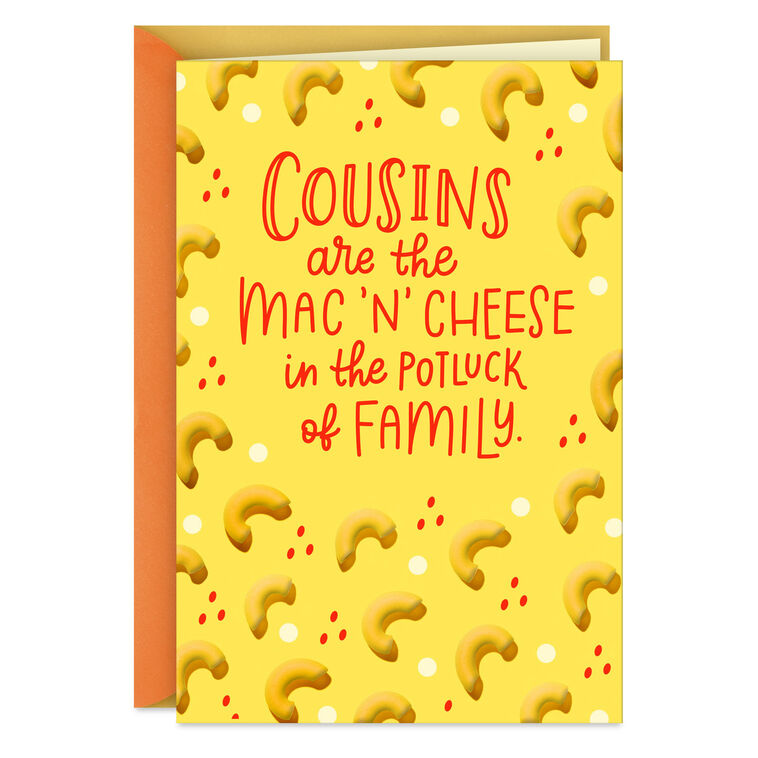 hallmark You're the Mac 'N' Cheese Birthday Card for Cousin