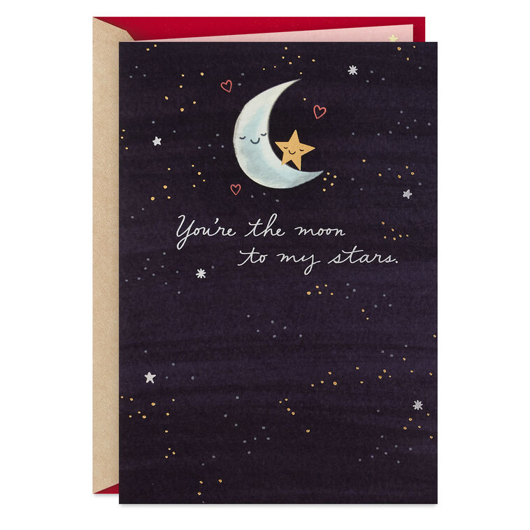 hallmark You're the Moon to My Stars Sweetest Day Card