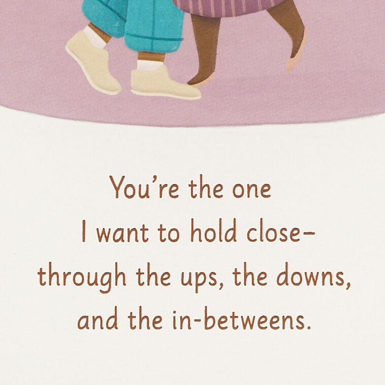 Hallmark You're The One For Me Anniversary Card For Wife From Husband