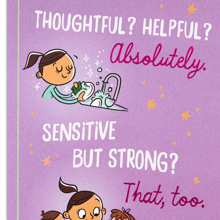 Hallmark You're The Perfect Daughter Funny Birthday Card