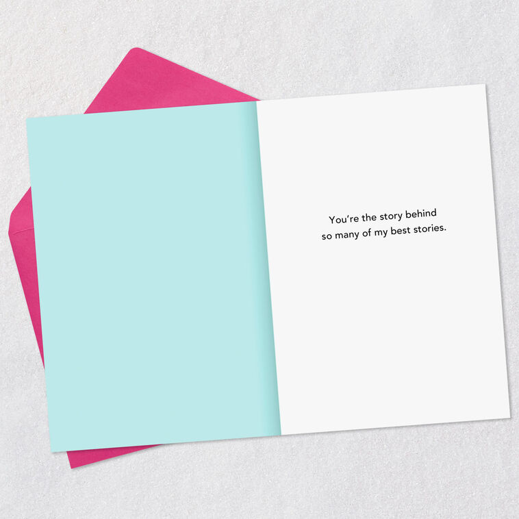 Hallmark You're The Story Behind My Best Stories Friendship Card