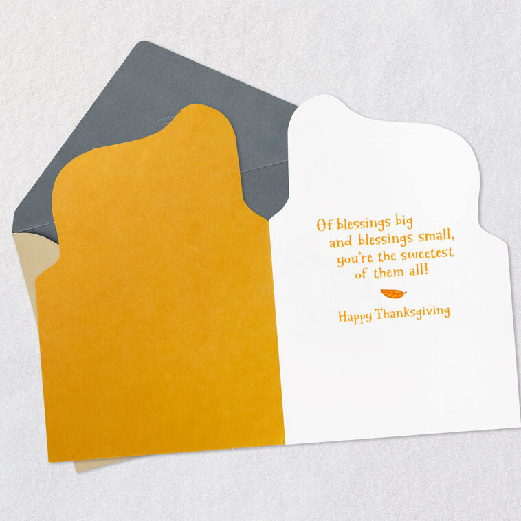 Hallmark You're The Sweetest Blessing Of All Thanksgiving Card For Granddaughter