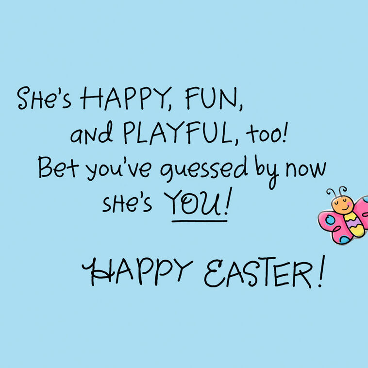 Hallmark You're The Sweetest Girl Around Easter Card For Kids