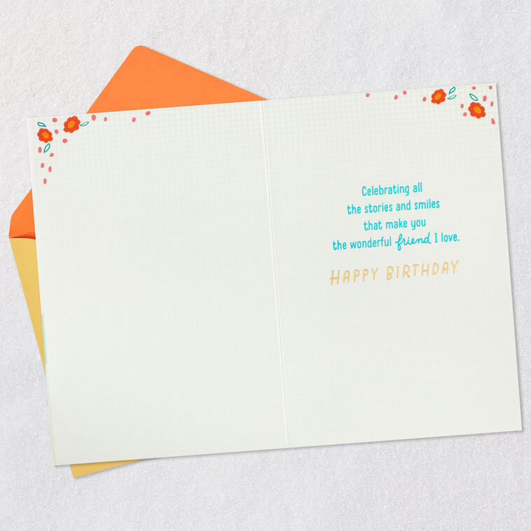 Hallmark You're The Wonderful Friend I Love Birthday Card For Friend