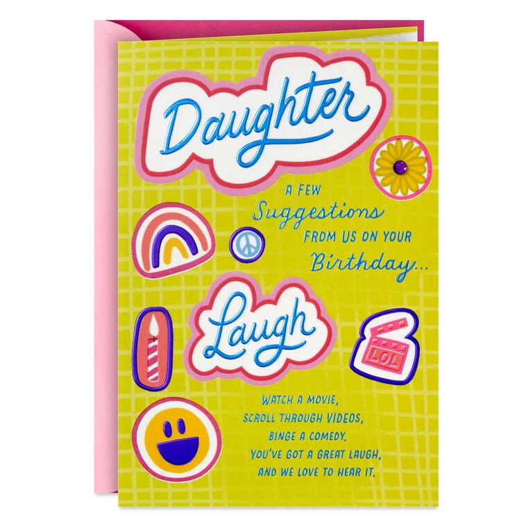 hallmark You're Truly Loved Birthday Card for Daughter From Parents