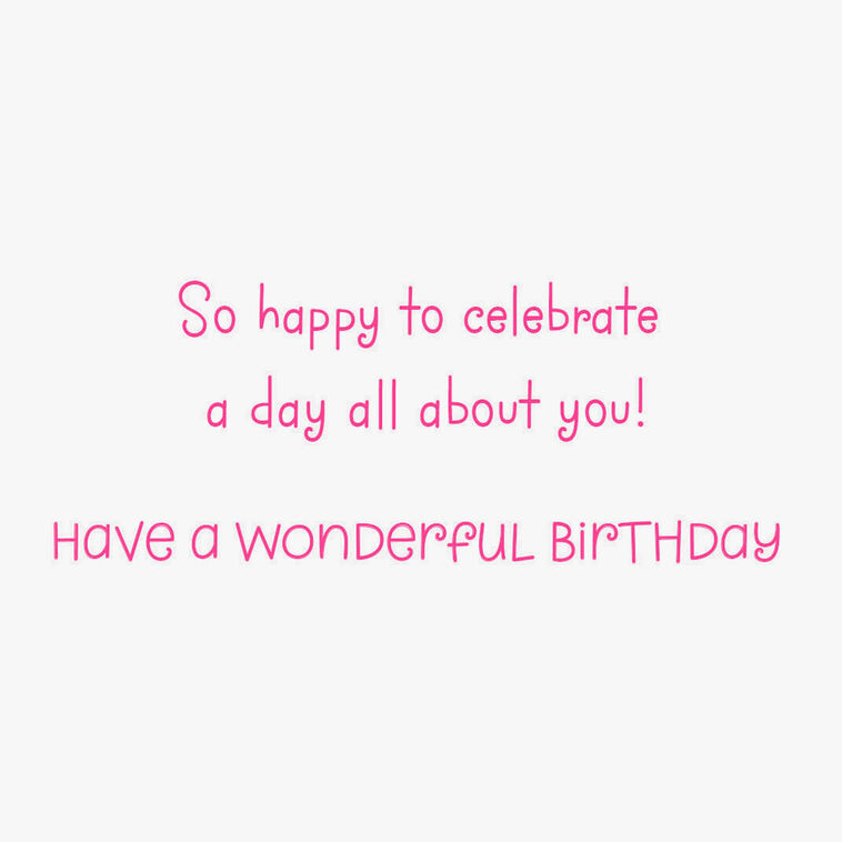 Hallmark You're Unique And Incredible Birthday Card For Granddaughter