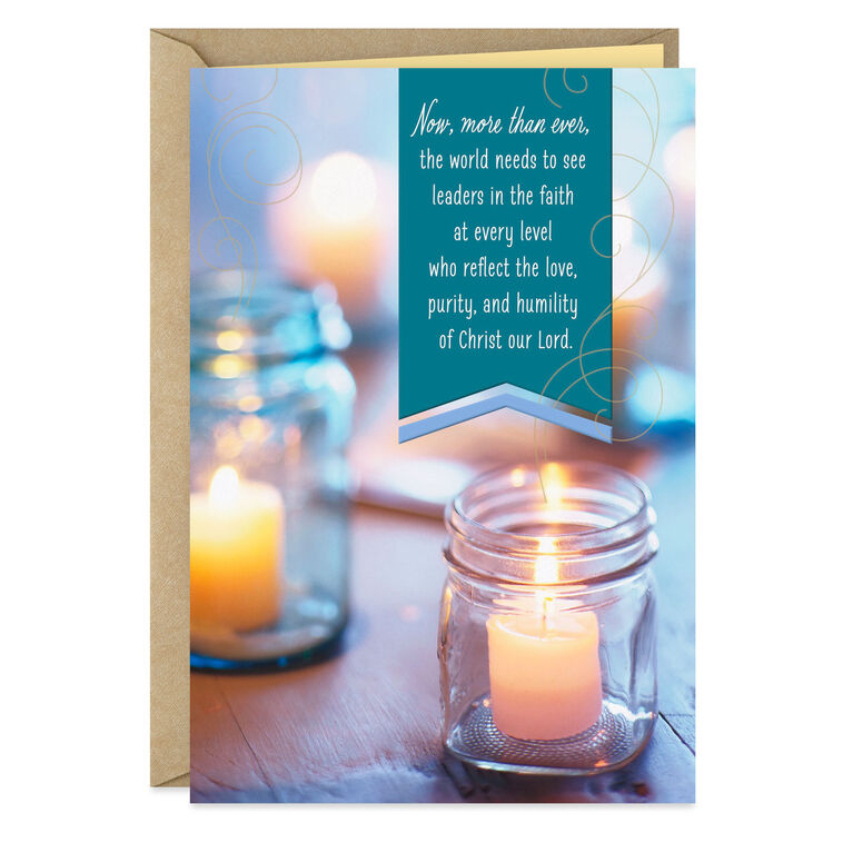 hallmark You Reflect the Heart of Christ Religious Clergy Appreciation Card