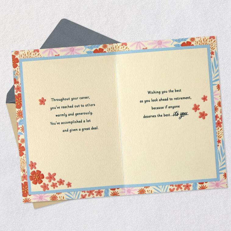 Hallmark You Truly Made A Difference Here Retirement Card