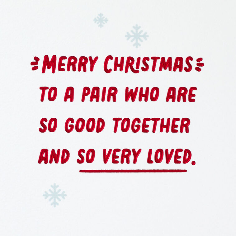Hallmark You Two Bring The Merry Christmas Card For Both