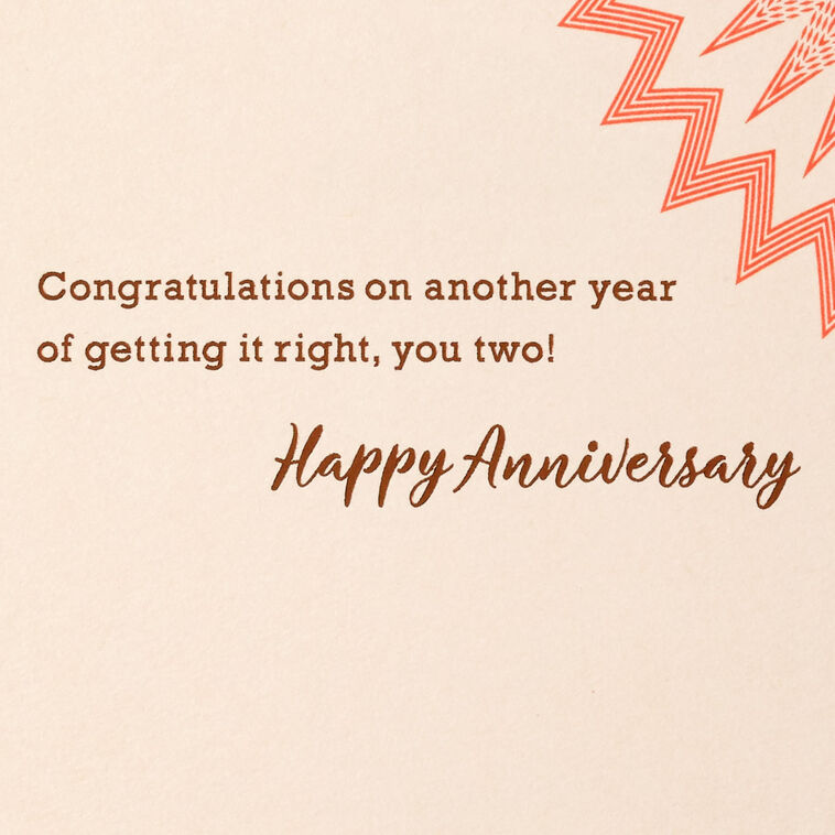 Hallmark You Two Have Made A Happy Life Together Anniversary Card