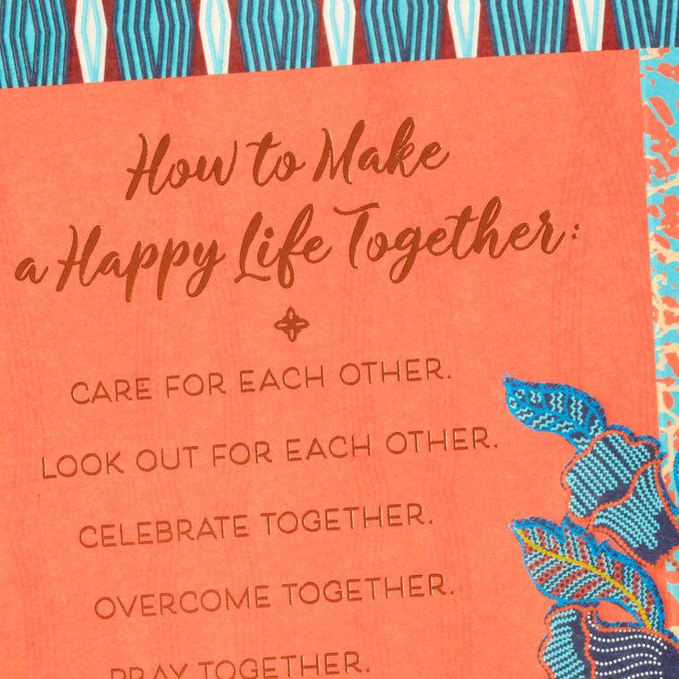 Hallmark You Two Have Made A Happy Life Together Anniversary Card