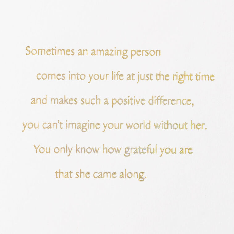 Hallmark You've Added So Much To My Life Birthday Card For Her