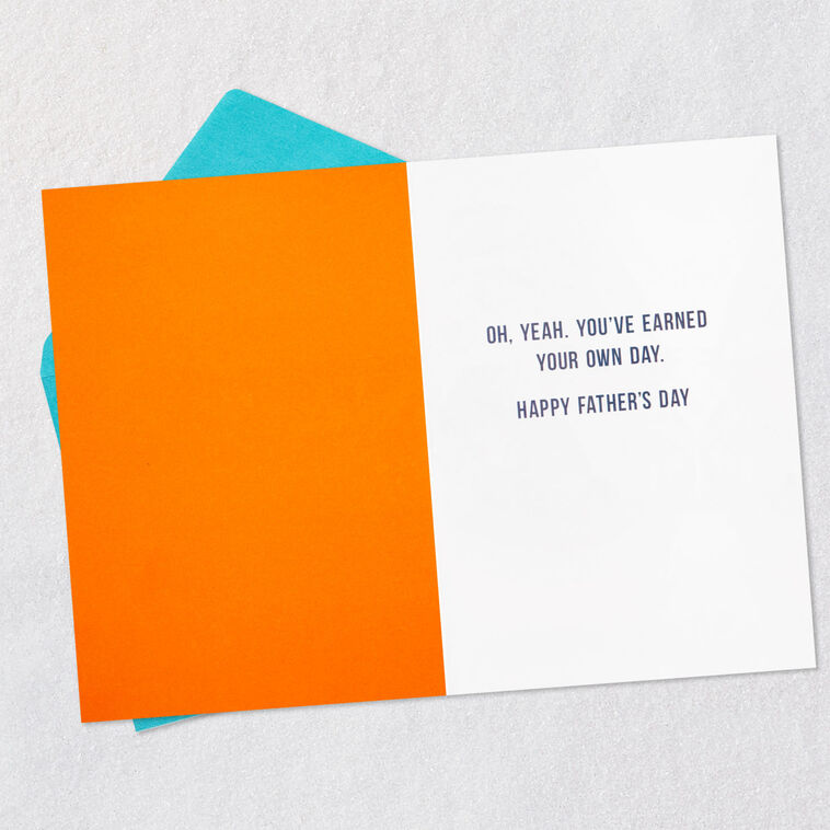 Hallmark You've Earned Your Own Day Funny Father's Day Card
