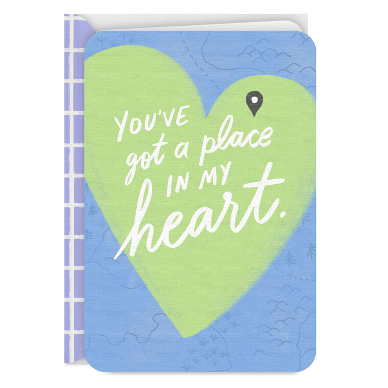 hallmark You've Got a Prime Place in My Heart Love Card