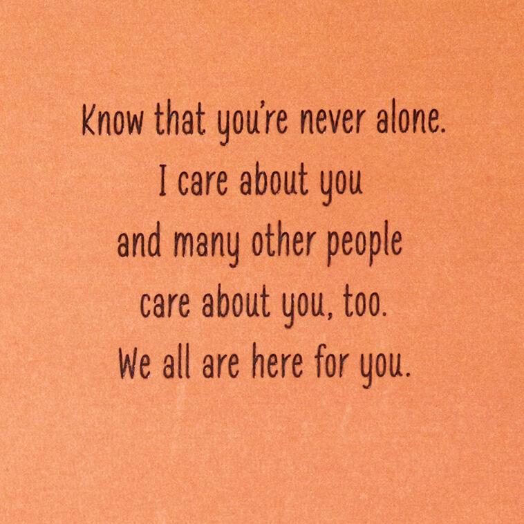 Hallmark You've Got People Who Care About You Encouragement Card