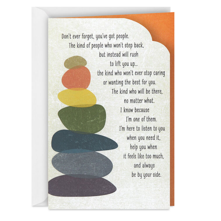 hallmark You've Got People Who Care About You Encouragement Card