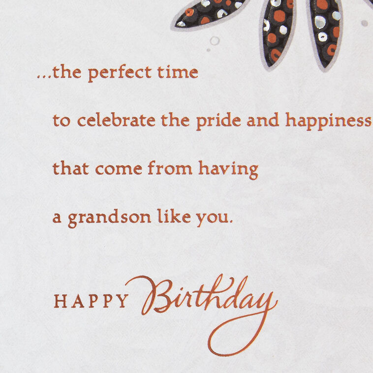 Hallmark You've Grown Into A Caring Man Birthday Card For Grandson