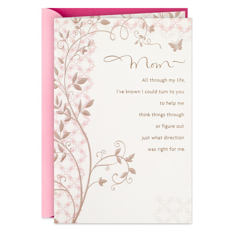 hallmark You've Made Me Strong Birthday Card for Mom