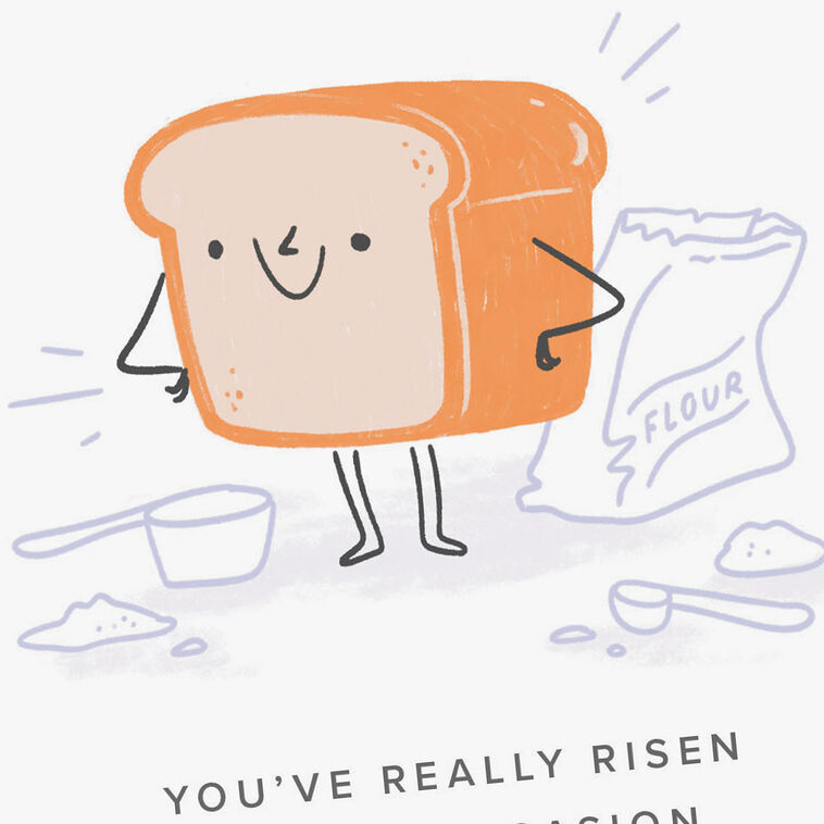 Hallmark You've Really Risen To The Occasion Blank Congratulations Card