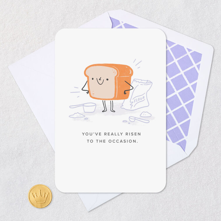 Hallmark You've Really Risen To The Occasion Blank Congratulations Card