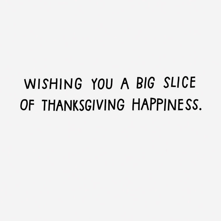 Hallmark You Want A Piece Of Me Pie Funny Thanksgiving Card