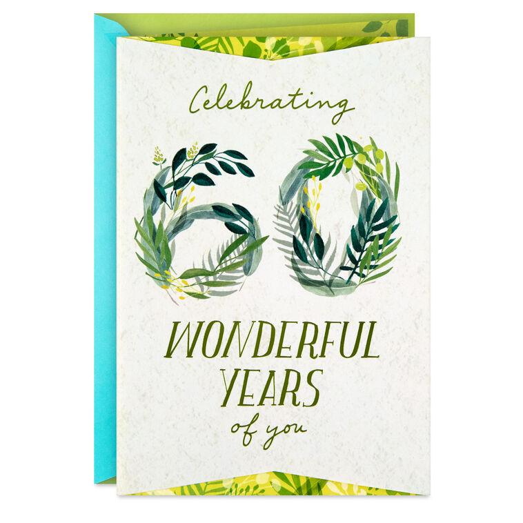 hallmark You Wear Your Years Well 60th Birthday Card