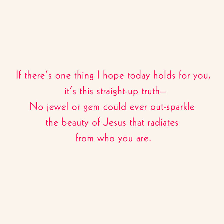 Hallmark You Were Made To Shine Religious Birthday Card